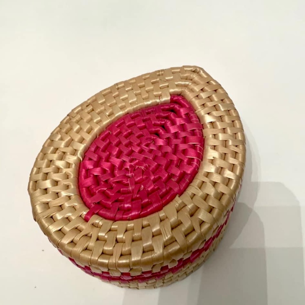 Lidded Woven Basket